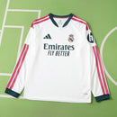Camisa Real Madrid 2026/27 – Titular Manga Longa – Branca