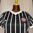 Camisa Corinthians 2026/27 – Reserva Feminina – Preto e branco