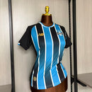 Camisa Grêmio 2026/27 – Titular Feminina – Azul e preta