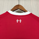 Camisa Liverpool 2025/26 – Titular Manga Longa – Vermelha