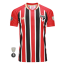 Camisa São Paulo 2025/26 – Reserva Masculina – Vermelha e Branca
