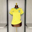 Camisa Brasil 2026 – Titular Feminina – Amarela