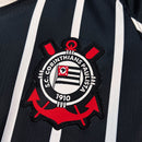 Camisa Corinthians 2026/27 – Reserva Masculina – Preta e Branco