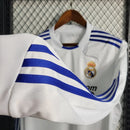 Camisa Retrô Real Madrid 2010/11 – Titular Manga Longa Masculina – Branco – Adidas