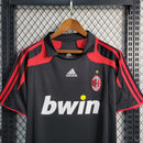 Camisa Retrô Milan 2007/08 – Terceira Masculino – Preto – Adidas