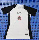 Camisa Corinthians 2025/26 – Titular Feminina – Branca e Preta