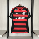 Camisa Flamengo 2025/26 – Titular Masculina – Vermelho e Preto