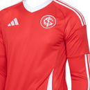 Camisa Internacional 2025/26 – Titular Manga Longa Masculina – Vermelha