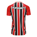 Camisa São Paulo 2025/26 – Reserva Masculina – Vermelha e Branca