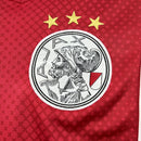 Camisa Ajax 2025/26 – Titular – Branca e Vermelha