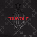 Camisa AC Milan 2025 – Masculina – IIII X Off-White Terra dos sonhos