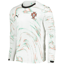 Camisa Portugal 2025/26 – Reserva Manga Longa – Branca