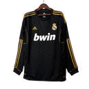 Camisa Retrô Real Madrid 2011/12 – Reserva Titular Manga Longa – Preto – Adidas