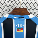 Camisa Grêmio 2025/26 – Titular Manga Longa – Azul e Preta
