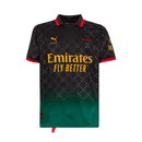 Camisa AC Milan 2025 – Masculina – IIII X Off-White Terra dos sonhos
