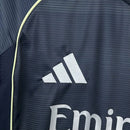Camisa Real Madrid 2025/26 – Reserva Manga Longa – Preta