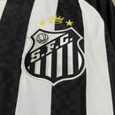 Camisa Santos 2025/26 – Reserva Masculina – Preto e Branco