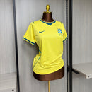 Camisa Brasil 2026 – Titular Feminina – Amarela
