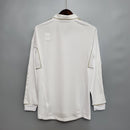 Camisa Retrô Real Madrid 2011/12 – Titular Manga Longa Masculino – Branco – Adidas