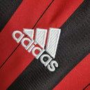 Camisa Retrô Milan 2013/14 – Titular Manga Longa – Vermelha e Preta