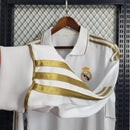 Camisa Retrô Real Madrid 2011/12 – Titular Manga Longa Masculino – Branco – Adidas