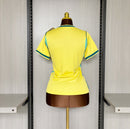 Camisa Brasil 2026 – Titular Feminina – Amarela