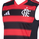 Camisa Flamengo 2025/26 – Titular Masculina – Regata – Vermelho e Preto – Adidas