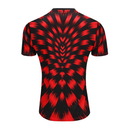 Camisa Flamengo 2025/26 – Pré-Jogo Masculina – Vermelho e Preto – Adidas