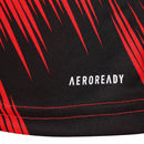 Camisa Flamengo 2025/26 – Pré-Jogo Masculina – Vermelho e Preto – Adidas