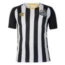 Camisa Santos 2025/26 – Reserva Masculina – Preto e Branco