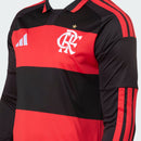 Camisa Flamengo 2026/27 – Manga Longa Masculina – Vermelho e Preto