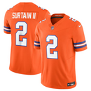 Jersey NFL – Denver Broncos – Vapor F.U.S.E. Limited Laranja 1977 Throwback – Coleção Mile High