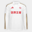Camisa Internacional 2026/27 – Reserva Manga Longa – Branca