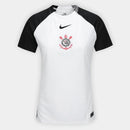 Camisa Corinthians 2025/26 – Titular Feminina – Branca e Preta