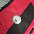 Camisa Retrô Milan 2009/10 – Titular Manga Longa – Vermelha e Preta