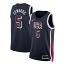 Regata de Basquete EUA – 2024 Nike Swingman Jersey Unissex Anthony Edwards
