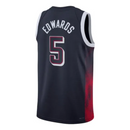 Regata de Basquete EUA – 2024 Nike Swingman Jersey Unissex Anthony Edwards