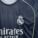 Camisa Real Madrid 2025/26 – Reserva Manga Longa – Preta