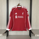 Camisa Liverpool 2025/26 – Titular Manga Longa – Vermelha