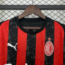 Camisa Milan 2025/26 – Titular – Preta e Vermelha