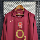 Camisa Retrô Arsenal 2005/06 – Titular Manga Longa – Vinho