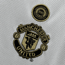 Camisa Retrô Manchester United – Dupla Face – Branca e Preta, Dourada e Preta – Edição 100 anos