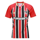 Camisa São Paulo 2025/26 – Reserva Feminina – Vermelha e Preta