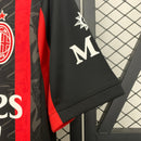 Camisa Milan 2025/26 – Titular – Preta e Vermelha