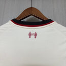 Camisa Liverpool 2025/26 – Reserva Manga Longa – Branca