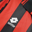 Camisa Retrô Milan 1996/1997 – Vermelha e Preta – Lotto