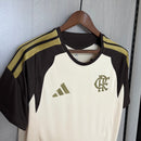 Camisa Flamengo 2026/27 – Treino Masculina – Bege – Adidas