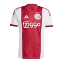 Camisa Ajax 2025/26 – Titular – Branca e Vermelha