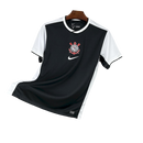 Camisa Corinthians 2025/26 – Reserva Masculina – Preta e Branco