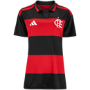 Camisa Flamengo 2026/27 – Titular Feminina – Vermelho e Preto